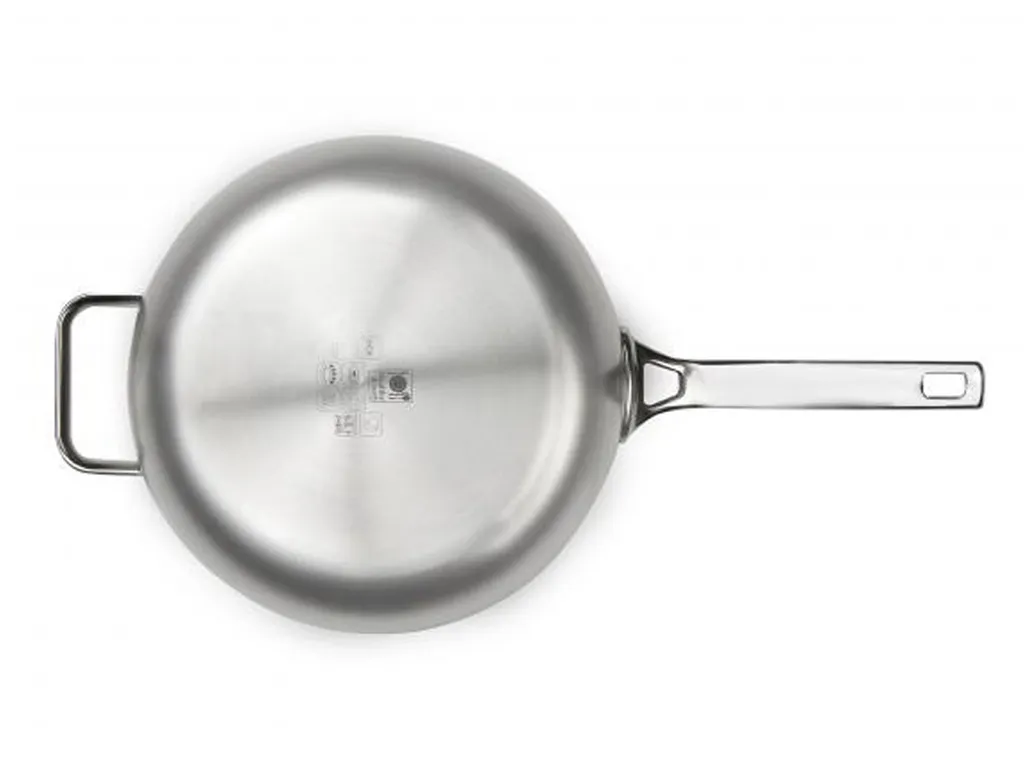 Domo Stainless steel pan with lid, 26cm diameter
