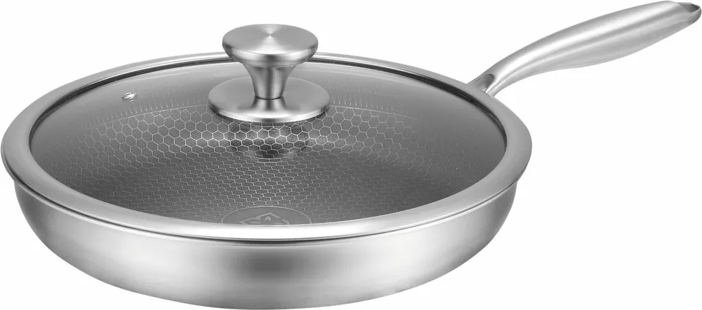 Edenberg Edënbërg Ceramic Frying Pan – 26 cm – With Lid – Suitable for Induction Cooktops