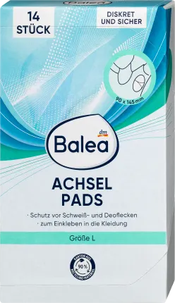 Balea Armpit pads size L, 14 hours