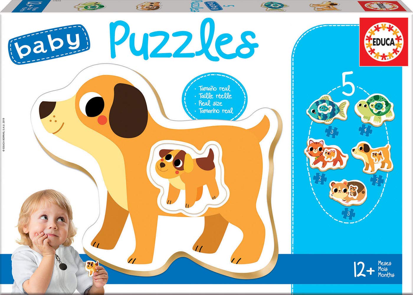 Educa 17573 12 Months Animals