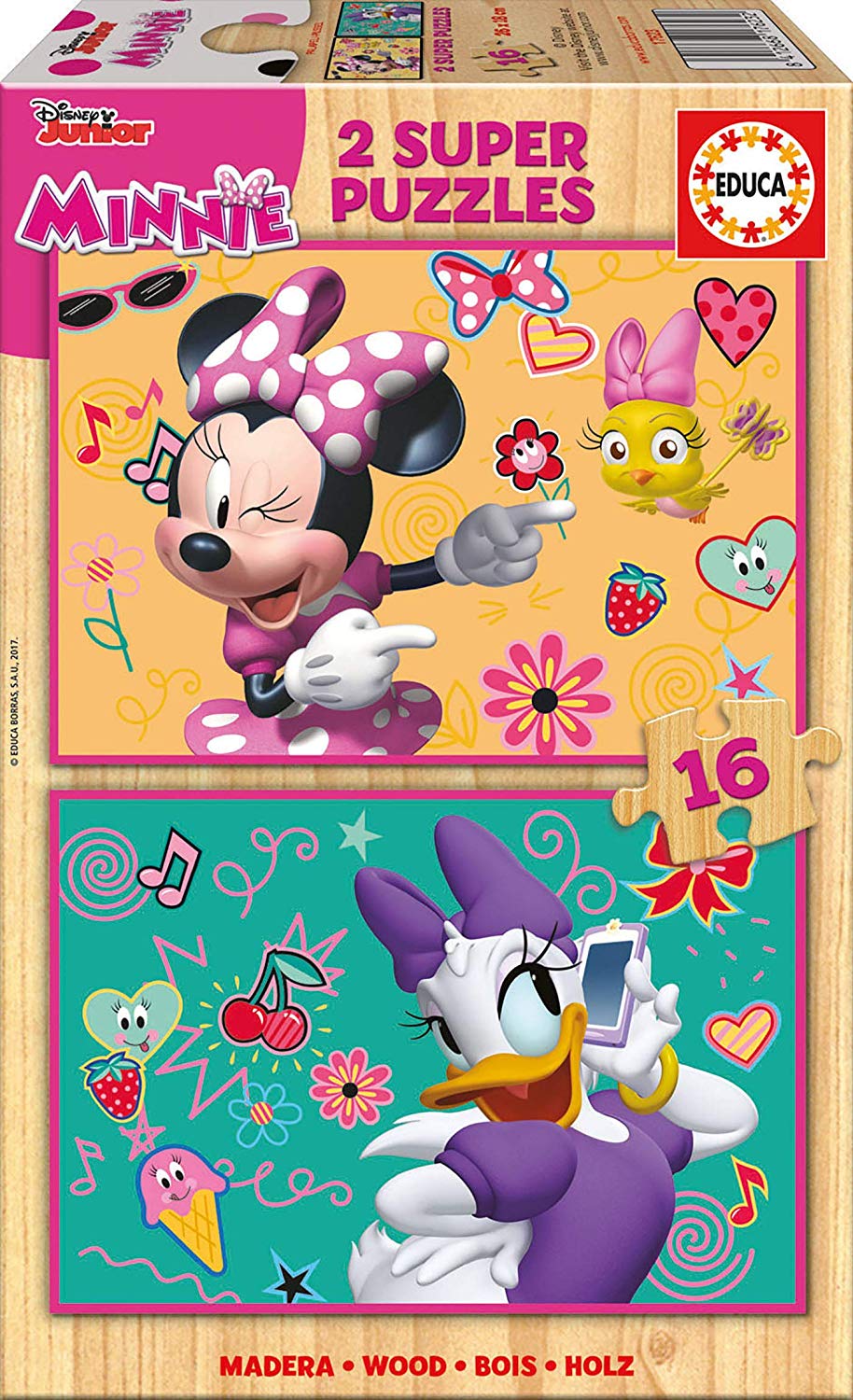 Educa 17623 2X16 Minnie Happy Helpers