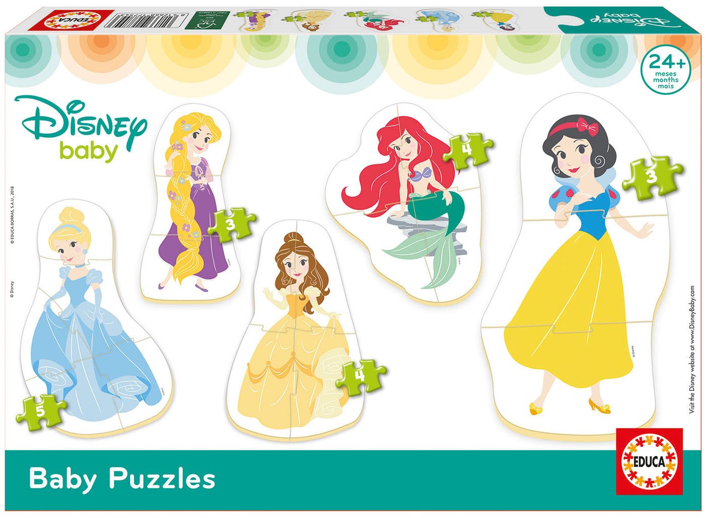 Educa 17754 Baby Disney Princess