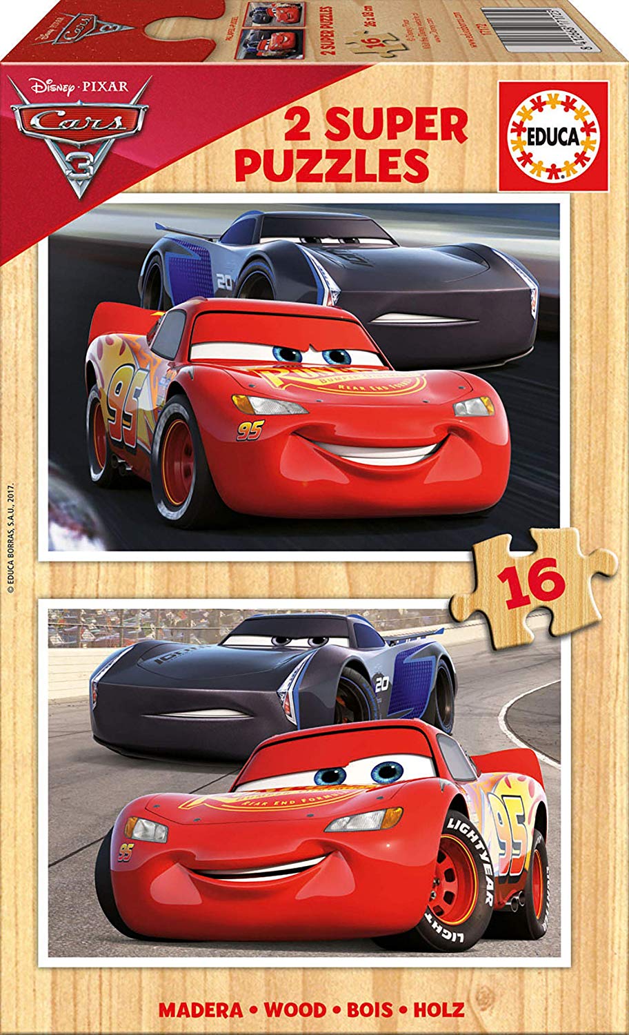 Educa Borrás – 17172.0 – 2 X 16 Cars 3