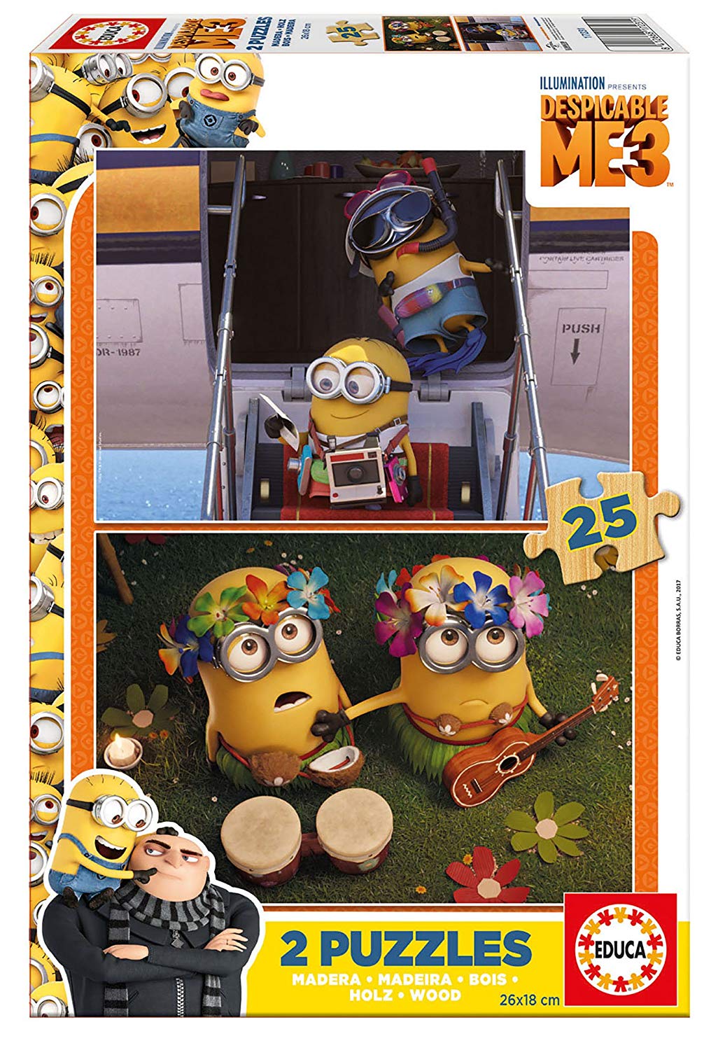 Educa Borrás Despicable 17231 2 X 25 3