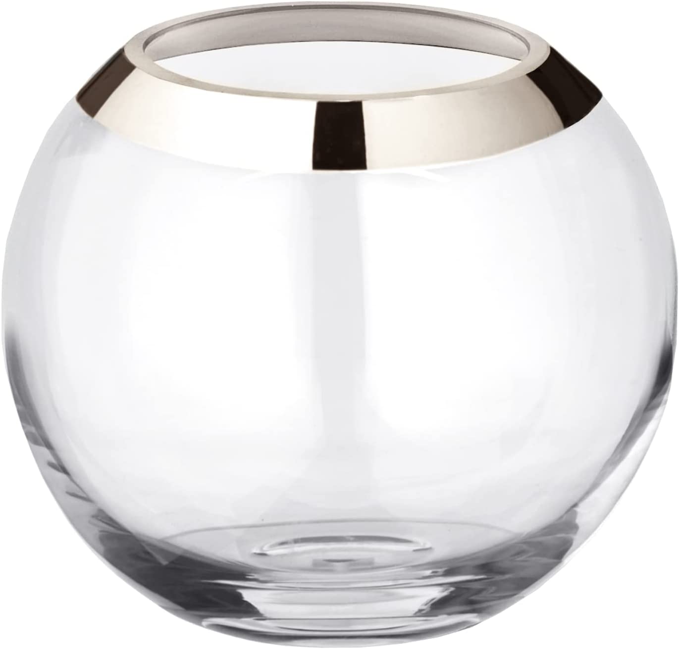 EDZARD Mirind Vase (Diameter 20 cm, Opening Diameter 10 cm, Height 18 cm)
