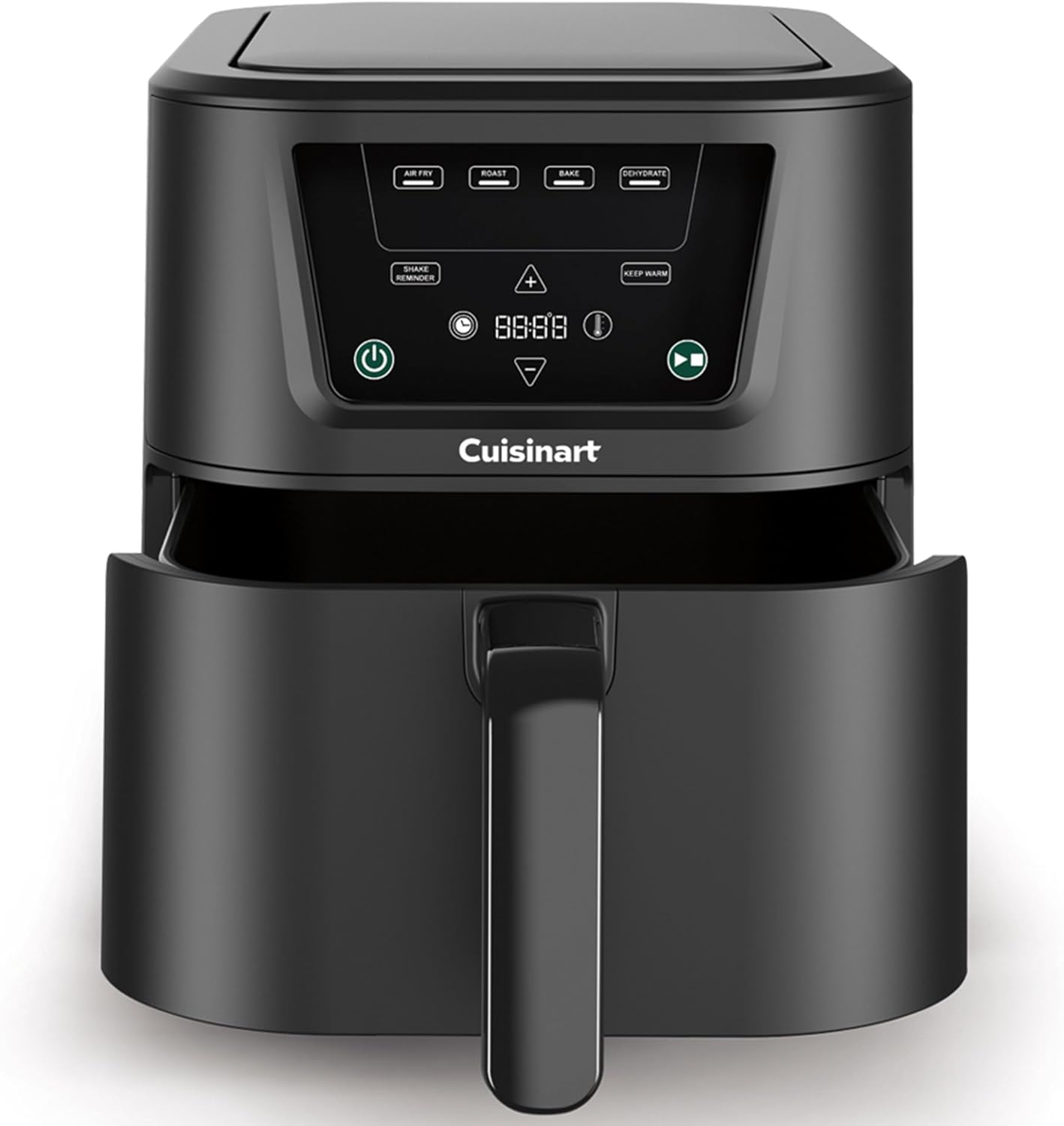 Cuisinart Compact Max Hot Air Fryer, PFAS-Free, Hot Air Frying, Roasting, Grilling, Baking, Dehydrating, 36% More Compact, 33% More Volume, 7.6 L for 8 Servings, Dishwasher-Safe Parts