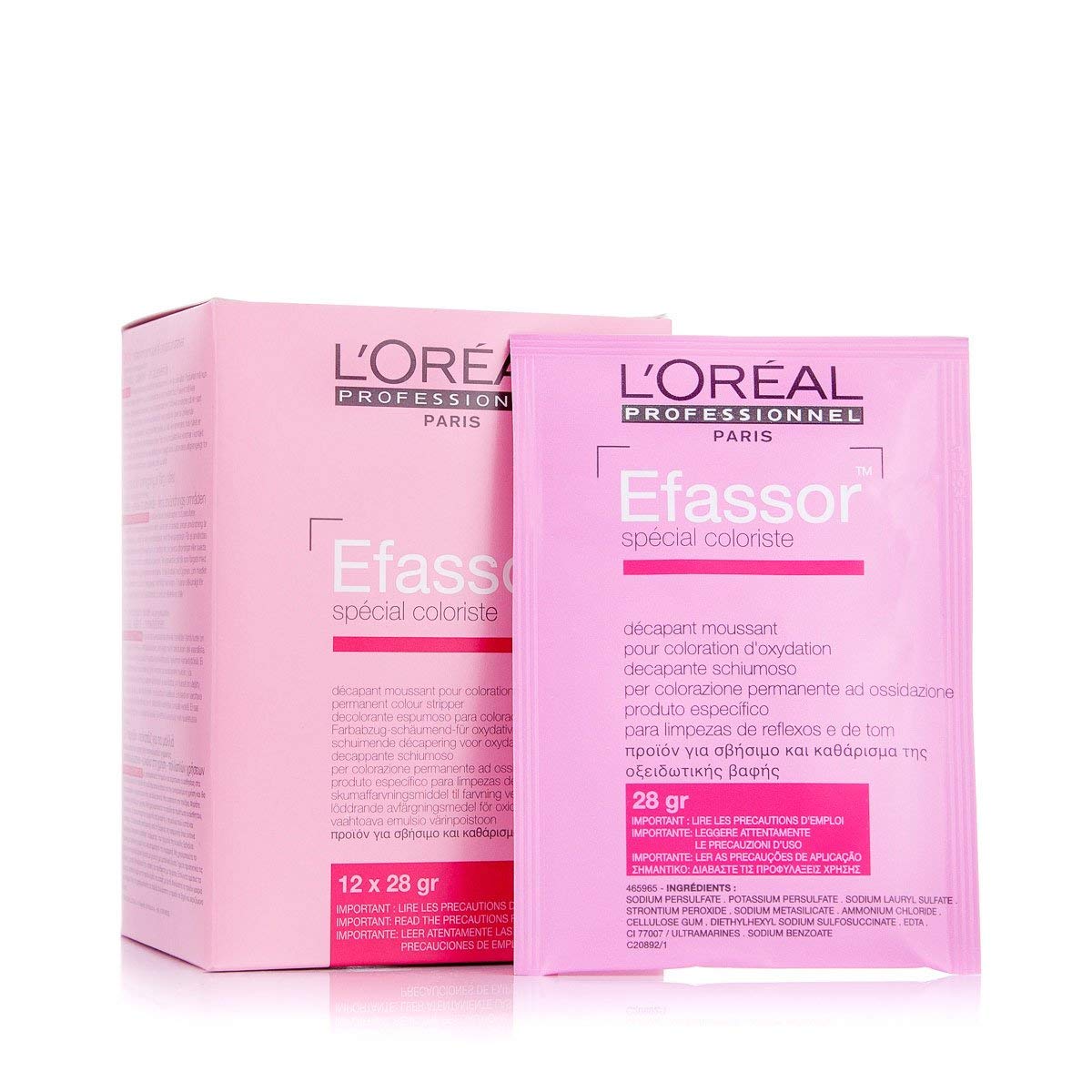 L'Oréal Professionnel Efassor Color Cleaner Paint Print (Box 12 x 28 g) L\`Oreal