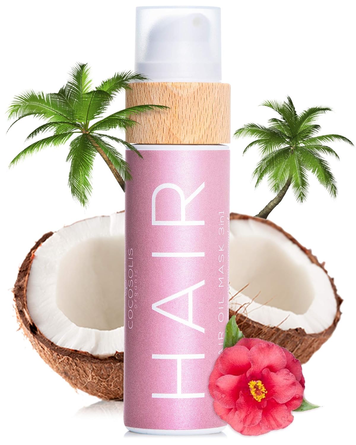 COCOSOLIS Hair Oil Strengthens and Regenerates Broken Hair, Stimulates Fast Hair Growth, Prevents Hair Breakage, Split Ends and Knots, Protects Against Drying Out