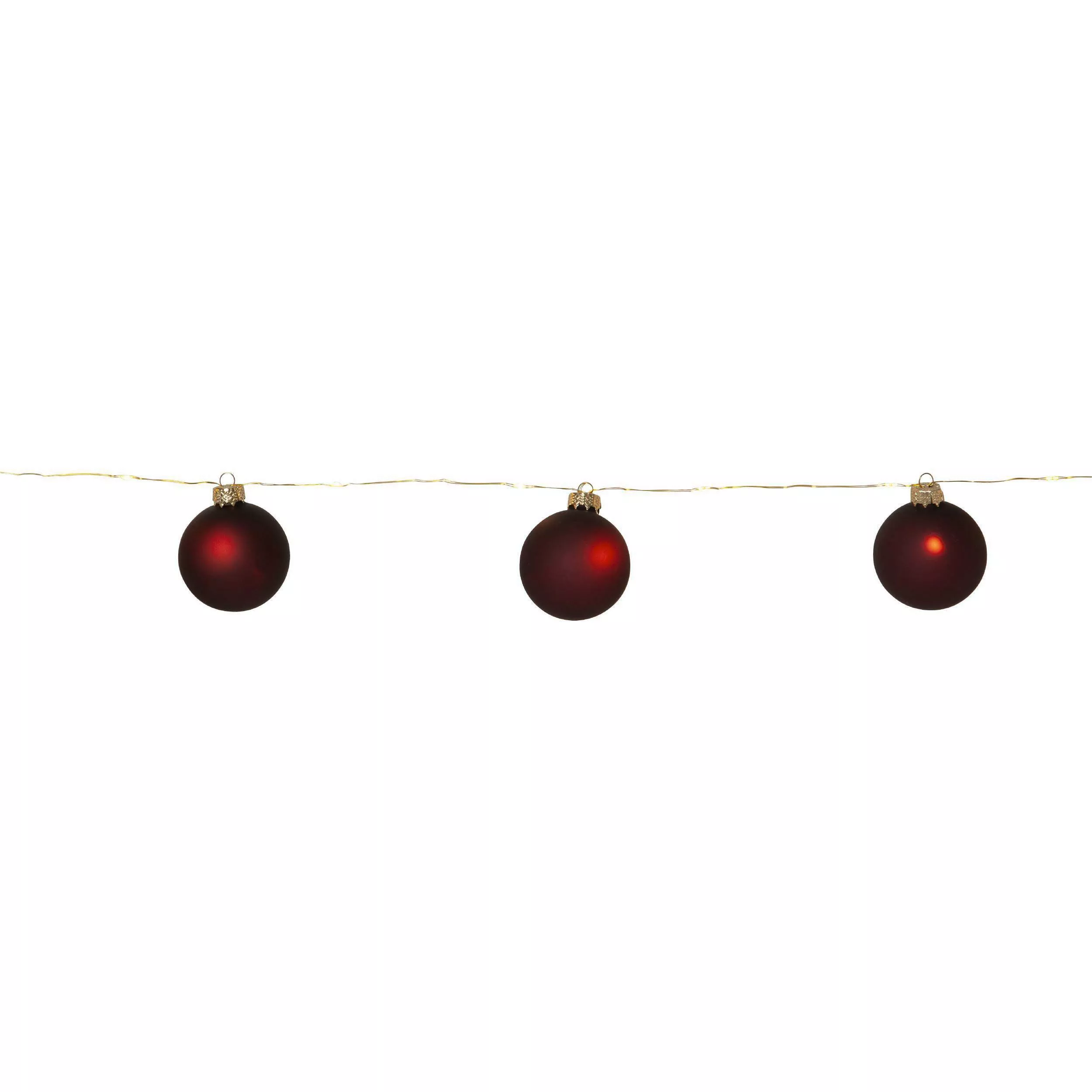 Eglo String Lights, Red, gold, transparent