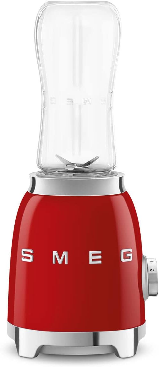 SMEG PBF01RDEU Personal Blender, Plastic