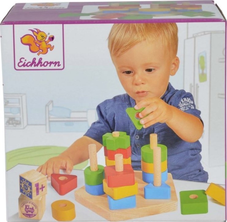 Eichhorn wooden stacking game