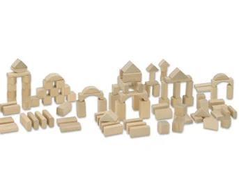 Eichhorn wooden building blocks, natural