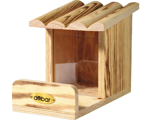 Squirrel feeding station dobar 24 x 15 x 17 cm flamed