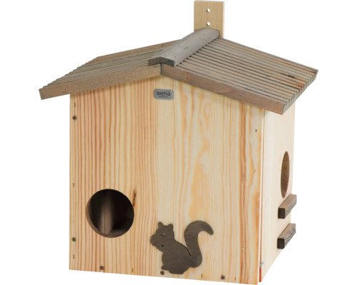 Squirrel House Siena Garden Squirrel Kobel For the happy rodent 38x35x39 cm, pine FSC 100% shelter