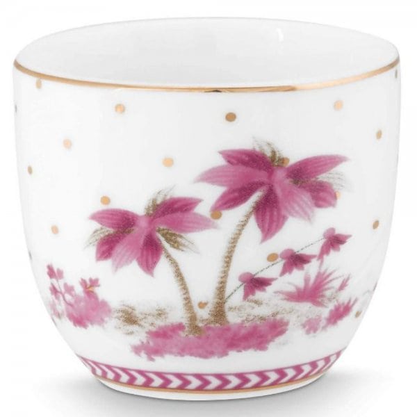Jolie Dots Gold Pink egg cup by Pip Studio