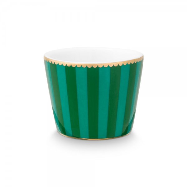 Egg cup Love Birds Stripes Emerald Green Pip Studio