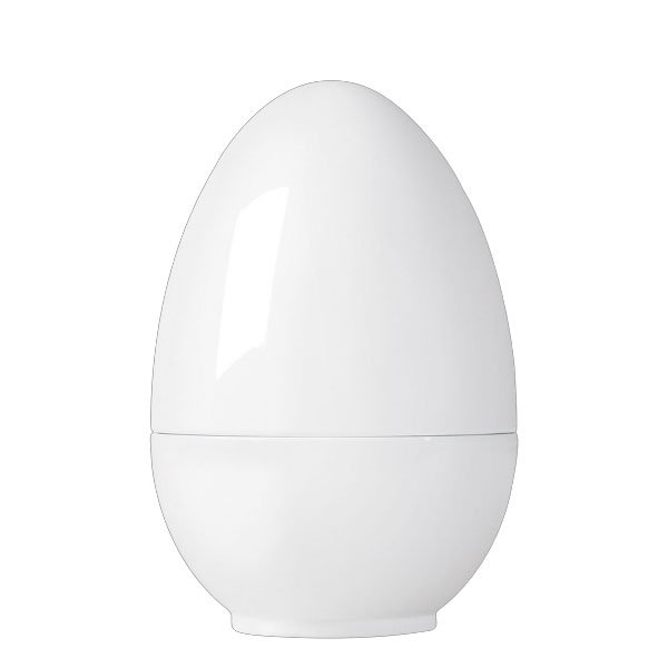 White Matryoshka Egg Cup by Sieger by Fürstenberg