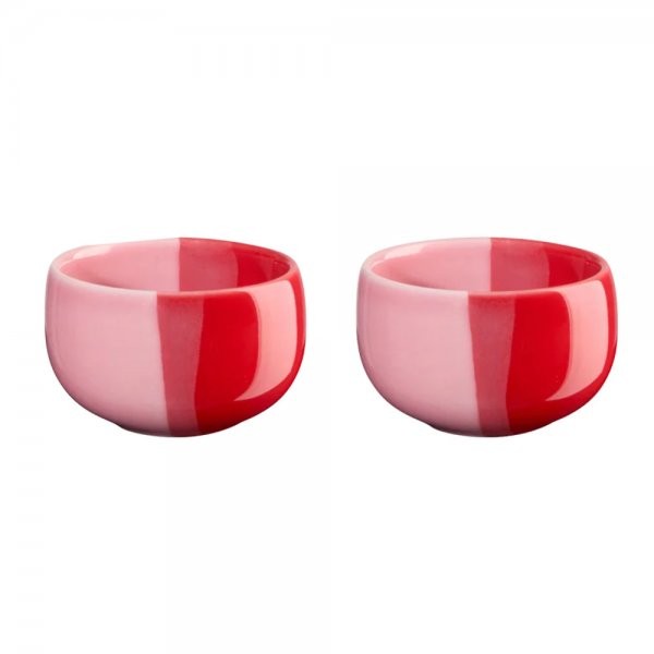 Egg cups Smoothie Joy Strawberry 2-piece set by Asa