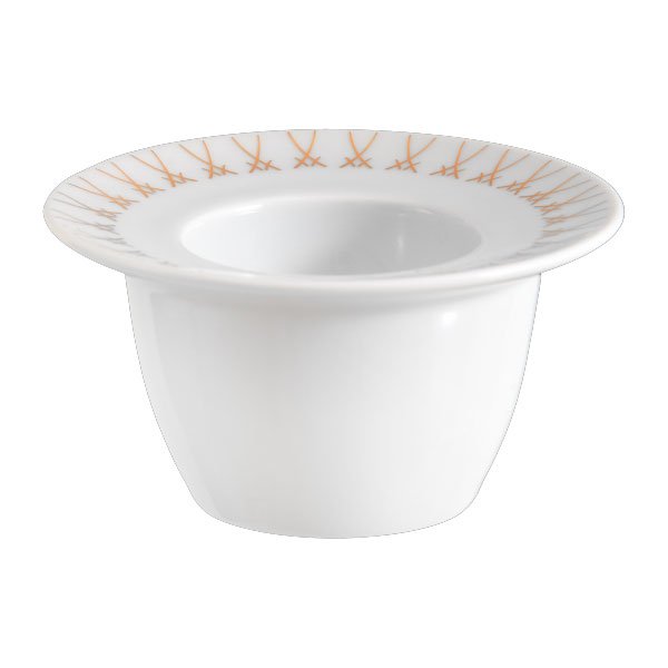 Meissen Egg Cup Swords Luxury Gold Sword Edge by Meissen