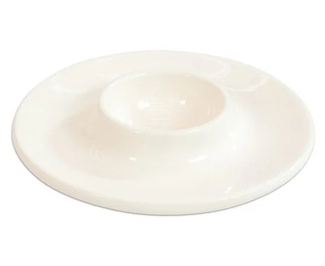 DIY egg cups, flat, white, 12 pieces