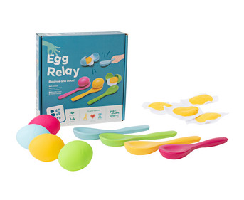 Egg and spoon race set