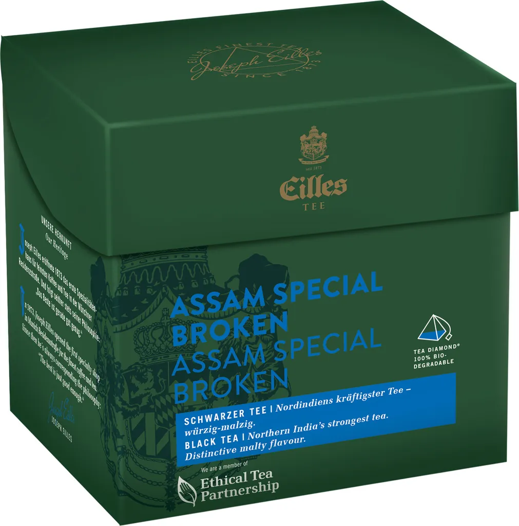 EILLES TEE Tea Diamond ASSAM SPECIAL Broken im Pyramidenbeutel, 20er Box