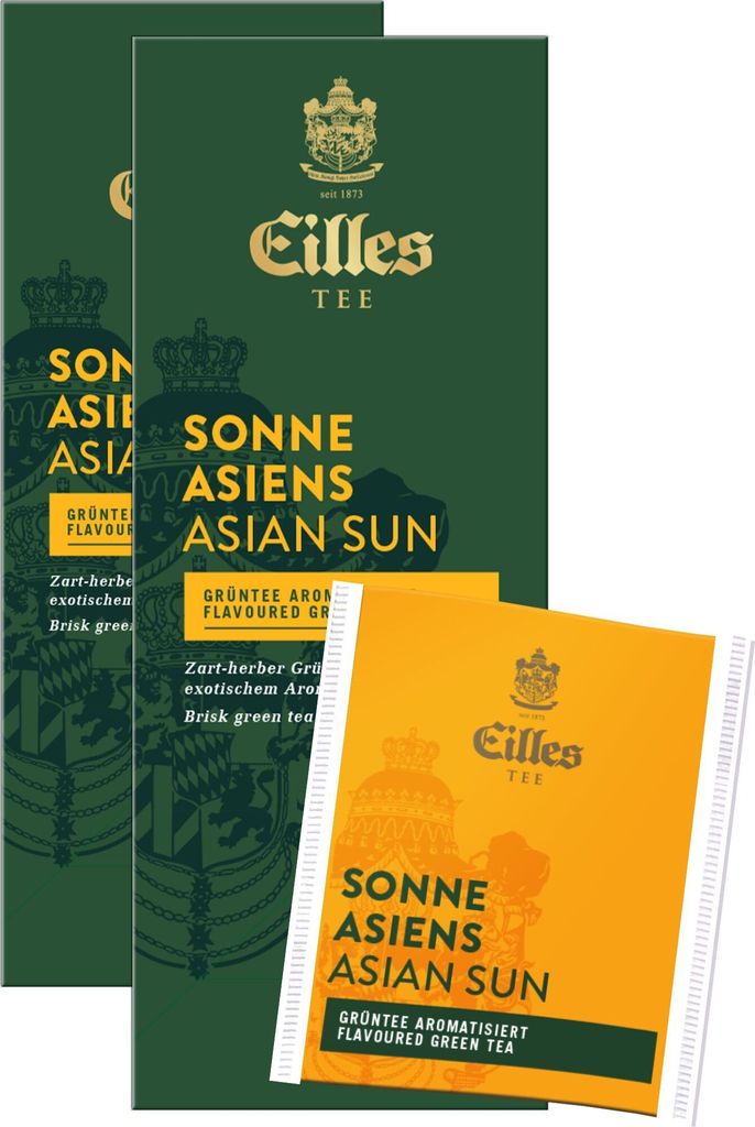 EILLES TEA Tea Bags Sun of Asia, Value Pack with 2 x 25 boxes