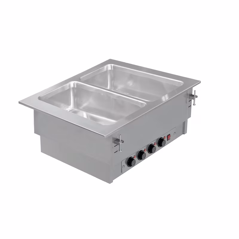 ONNERA Built-in bain-marie with 2 x GN 1/1 basins with separately adjustable basins