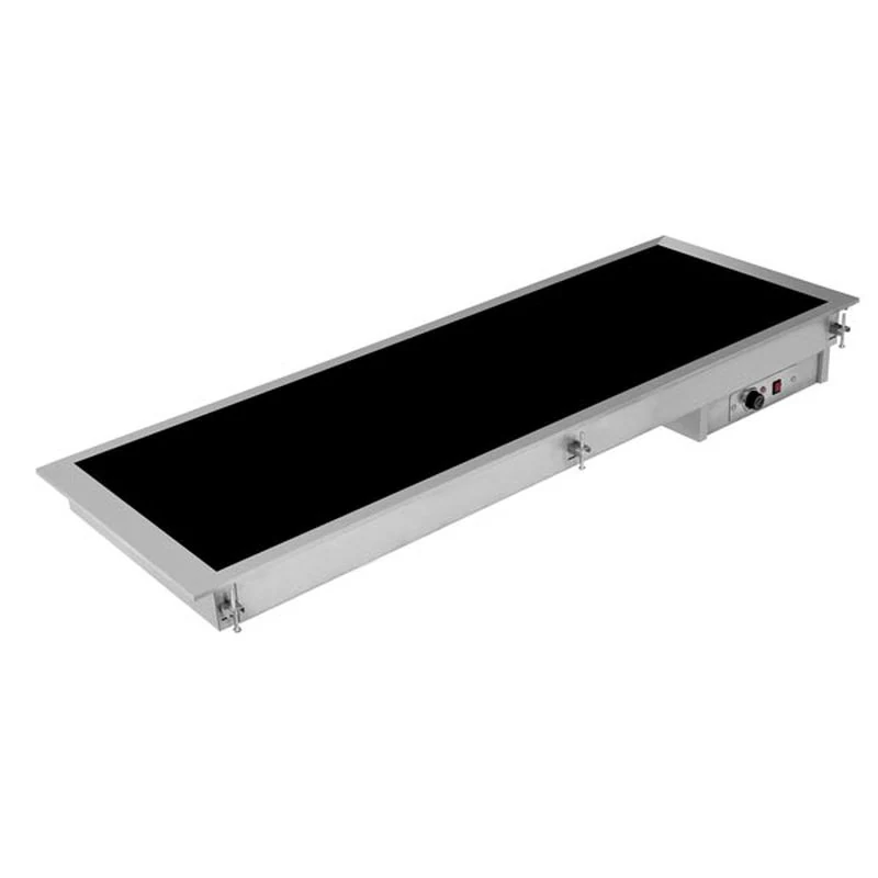 ONNERA Built-in glass-ceramic warming plate with radiant heating elements GN 4/1