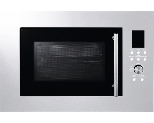 Built-in microwave PKM MW900-23G-IN 59.5x38x39 cm stainless steel 900 watts with grill function
