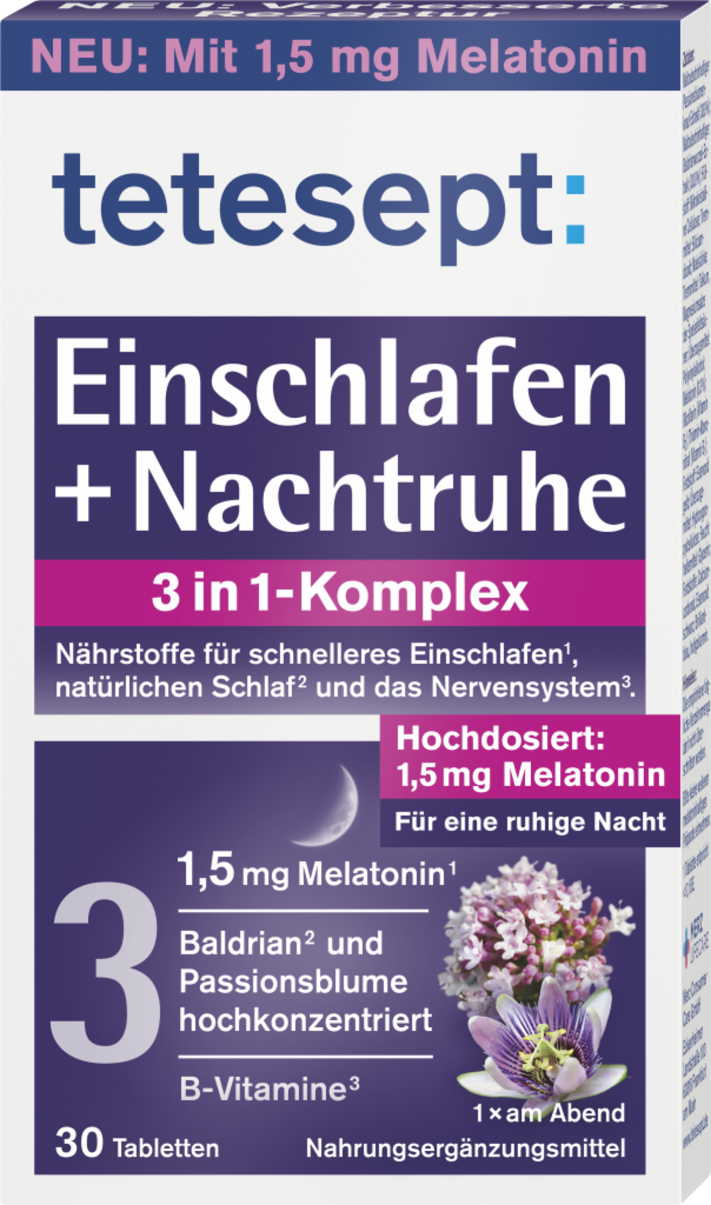 tetesept Fall asleep + night's rest depot tablets