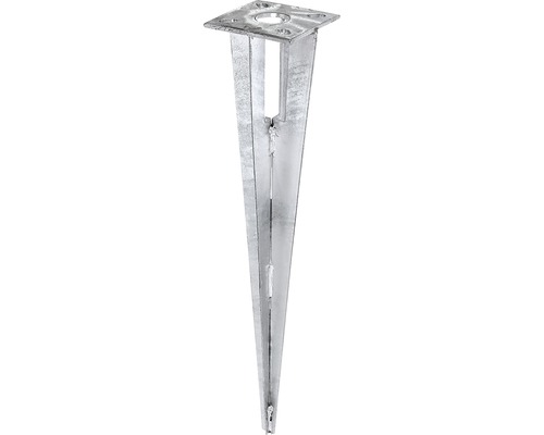 Alberts Drive-in ground sleeve for tubular steel fence posts, 3.4 cm, hot-dip galvanized