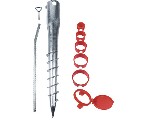 Meister Screw-in ground sleeve 570 mm hot-dip galvanized