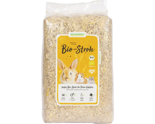 Heu-Heinrich Bedding HAY - HEINRICH Organic Straw 4 kg also suitable as supplementary feed