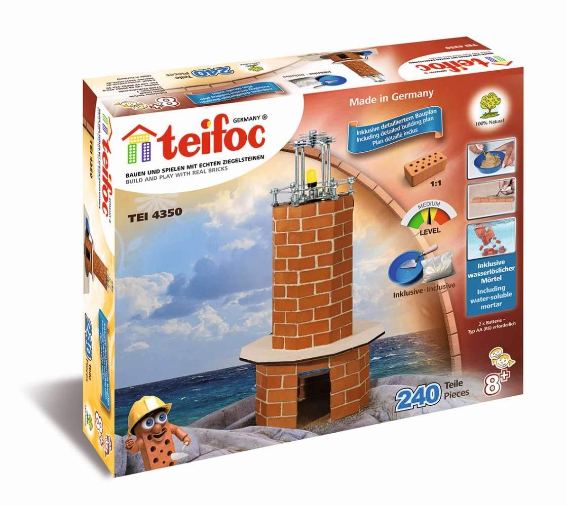 Eitech Teifoc Coast Lighthouse Stone Construction Kit Tei