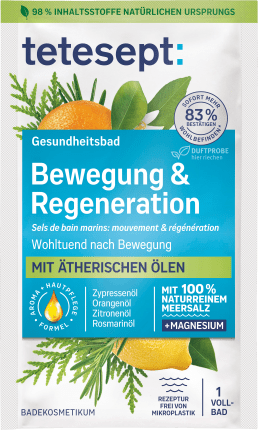 tetesept Bath salt movement & regeneration, 80 g