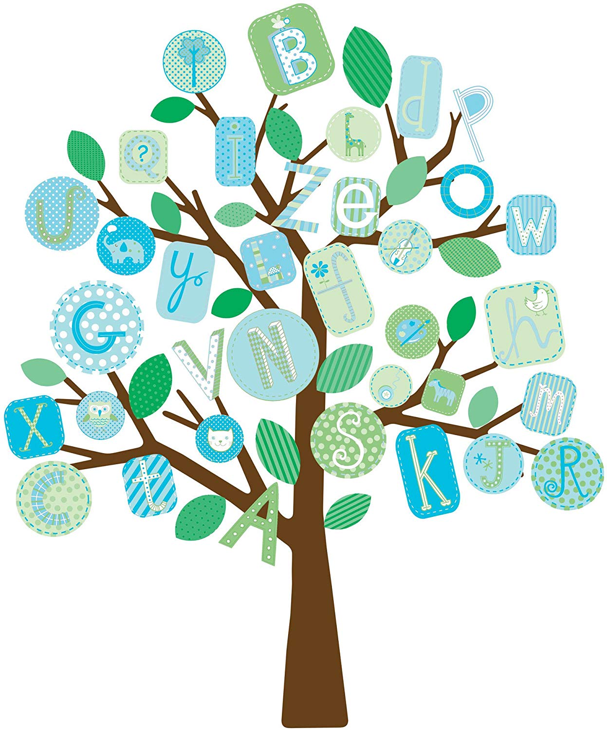 Roommates Roommates Repositionable Childrens Giant Wall Stickers - Abc Tree