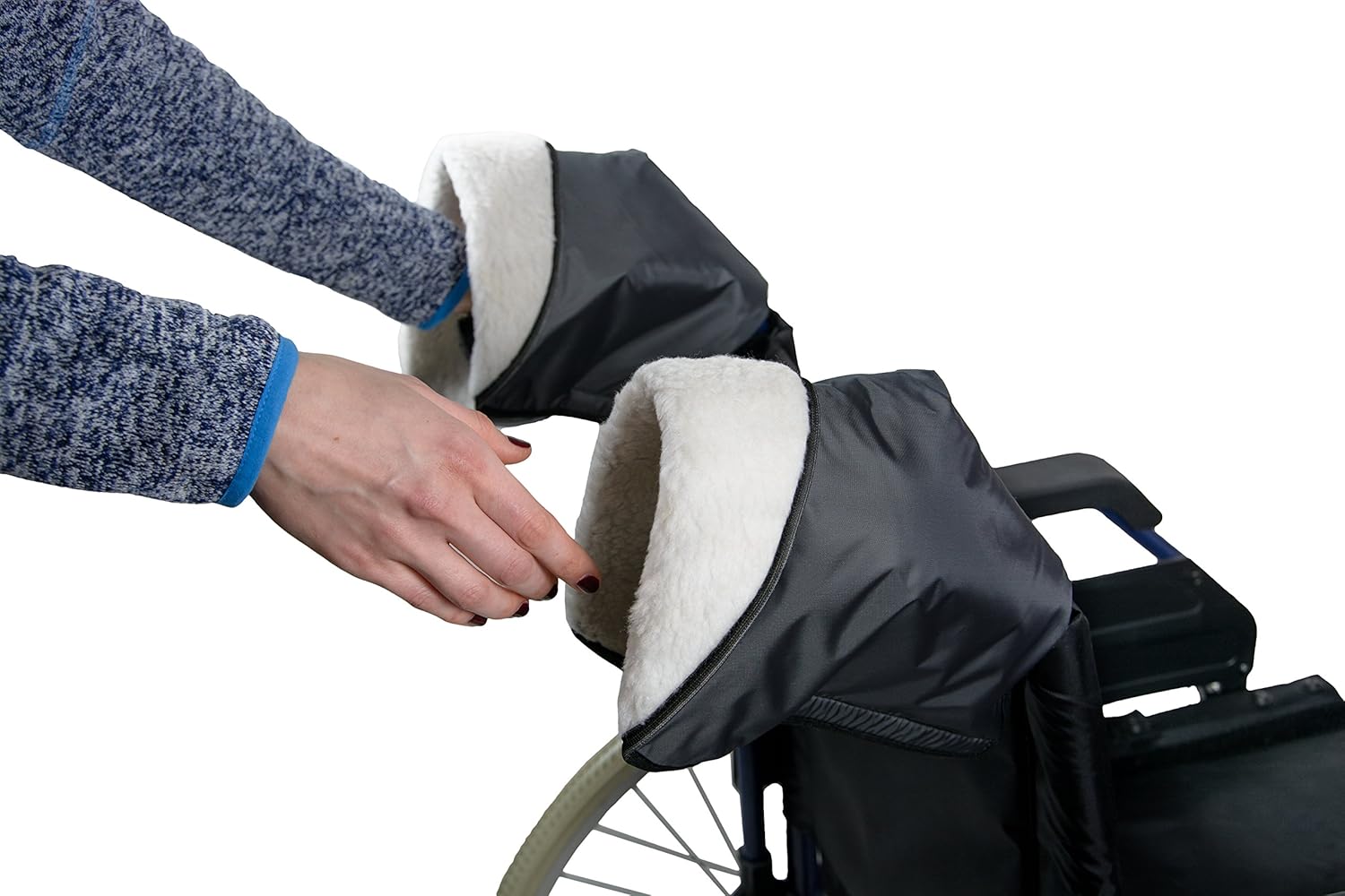 Pflegehome24.de Pflegehome24® Rollator Gloves Wheelchair Gloves, 1 Pair