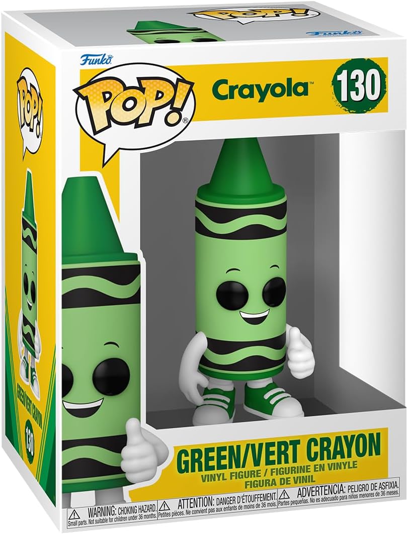 Funko POP! Vinyl: Crayola - Green Crayon - Vinyl Collectible Figure - Gift Idea - Official Merchandise - Toys for Children and Adults - Ad Icons Fans - Model Figure for Collectors and Display