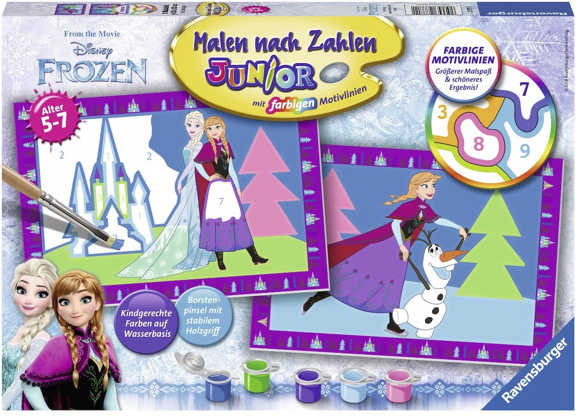 Ravensburger Paint By Numbers Junior, Disney Frozen