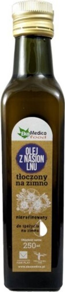 Ekamedica linseed oil with vitamin E 250 ml