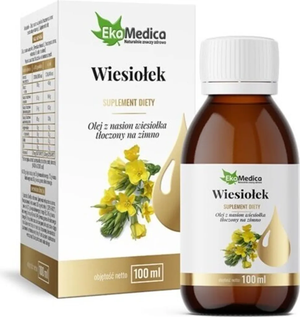 EkaMedica Evening Primrose Oil with Vitamin E 100ml