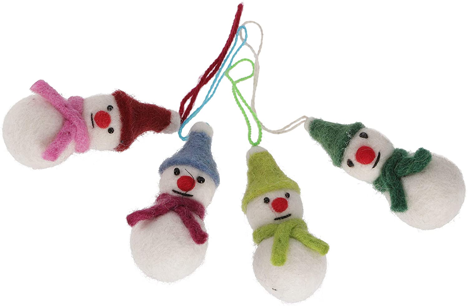 Guru-Shop Christmas Tree Decorations Snowman/Christmas Tree Decorations And Guardian Angel, lemon