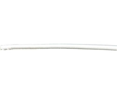 Mamutec Elastic rope polyester sheath Ø 6 mm white, sold by the meter