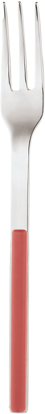Rosenthal Sambonet Elba Cake Forks Stainless Steel Red