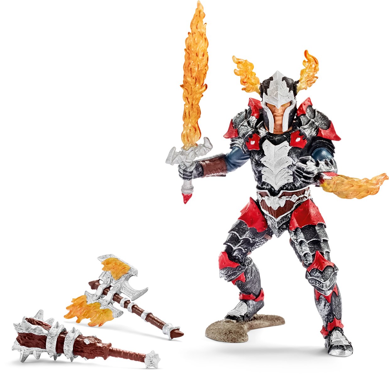 Schleich Eldrador Dragon Knight Hero With Weapons A