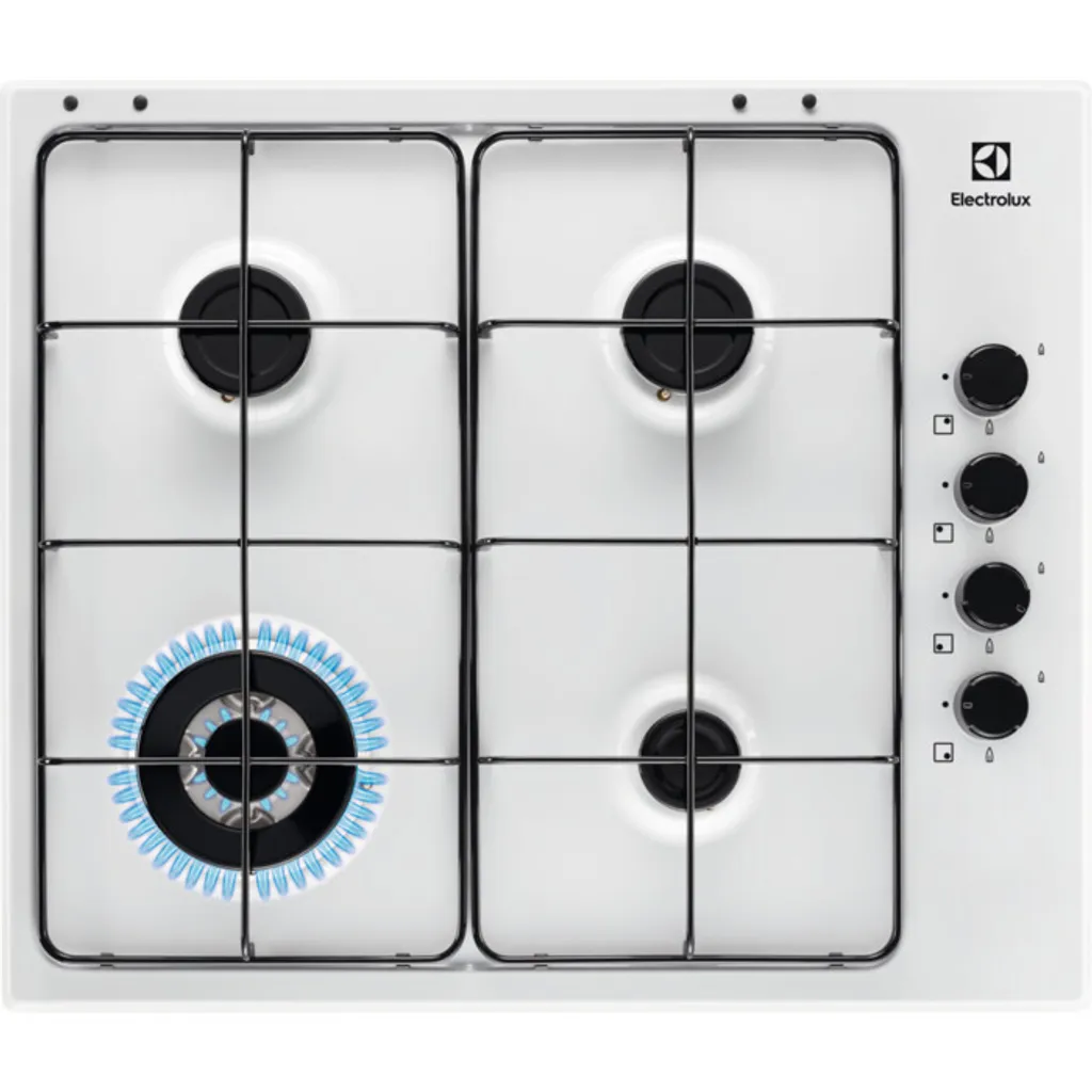 Electrolux EGS6414W Cooktops White Integrated 60 cm Gas Cooktop 4 Zone(s)
