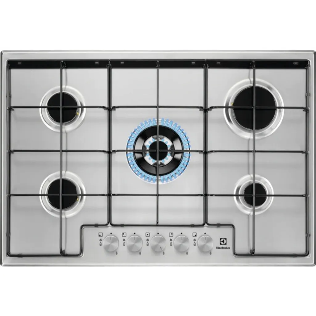 Electrolux EGS7534X Stainless Steel Integrated Hob 74.5 cm of gas 5 Zone(s)