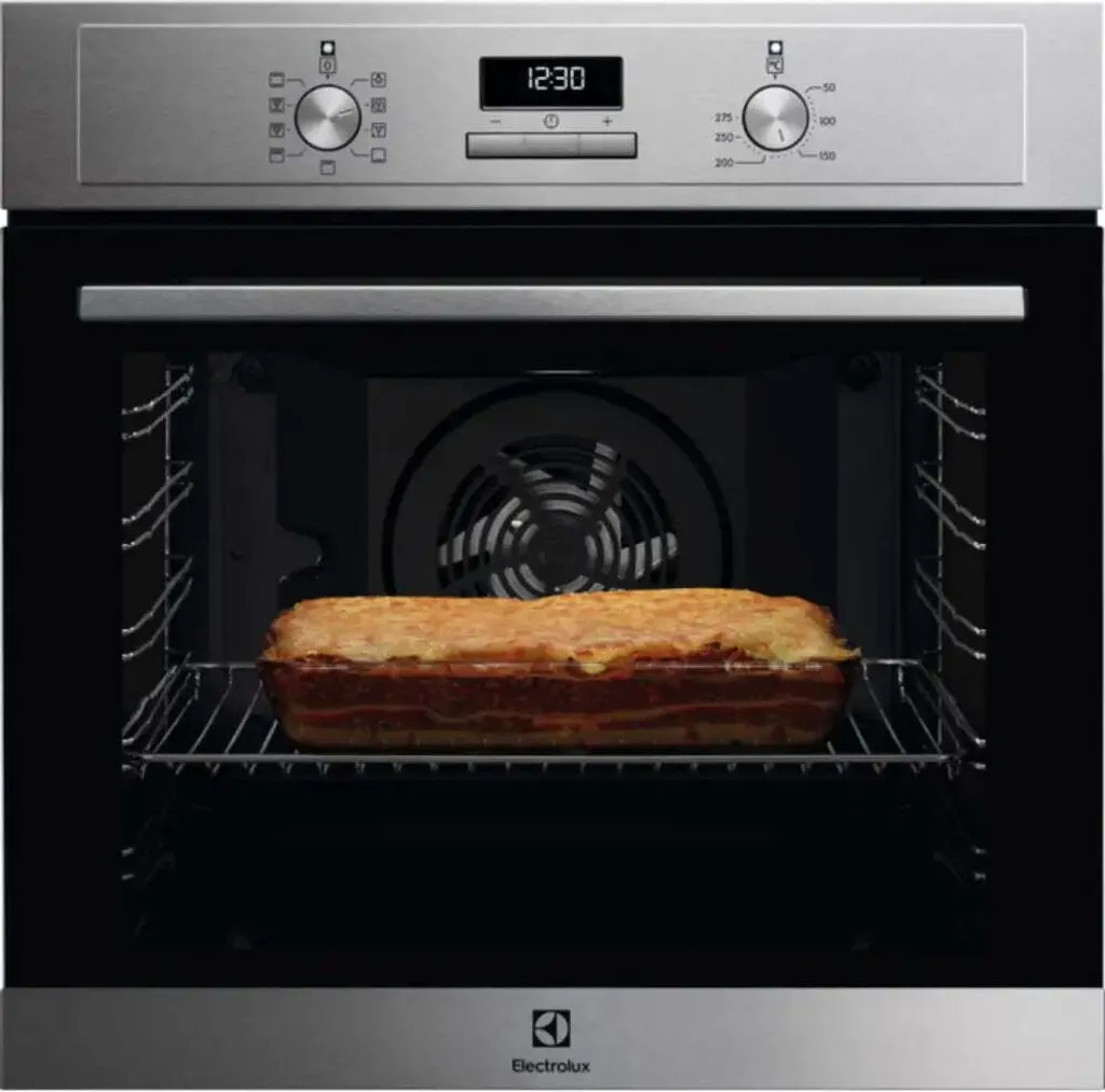Electrolux EOF3H40X SurroundCook built-in oven with hot air and 72L stainless steel