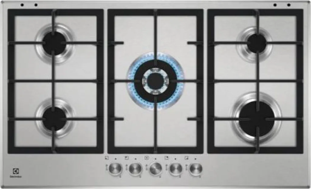 Electrolux KGS9536SX, stainless steel, built-in, 90 cm, gas, 5 burners